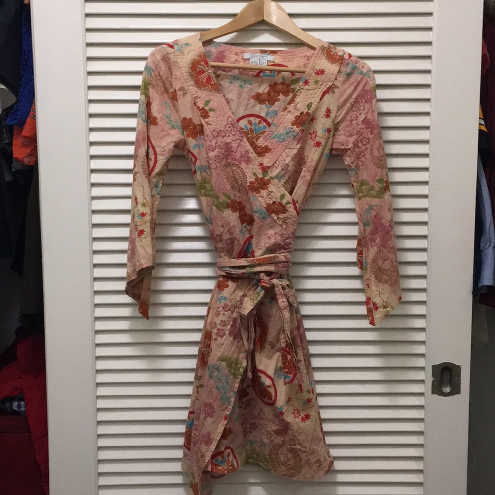 Zara Asymmetrical Dress 👗 like a kimonos